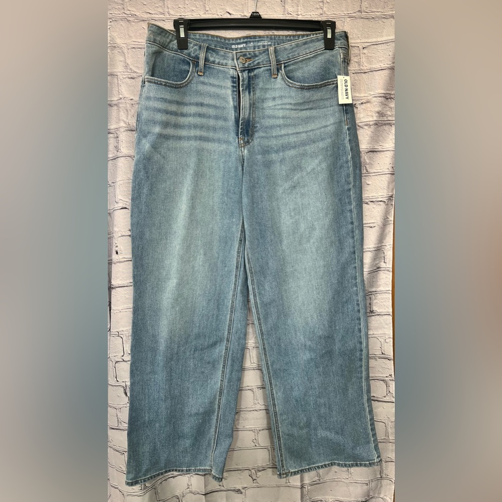 Old Navy High Waist WOW Wide Leg Jeans 16P